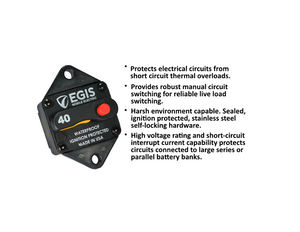 Egis 4706-040 Circuit Breaker||circuit Breaker Panel Mount 40 Amp Bulk Pack.Png||86||egi4706040||1556112