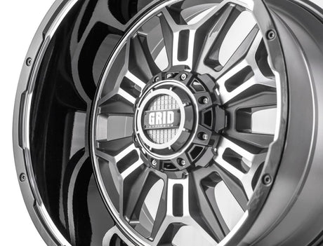 Product of Grid Wheels 20x9 Anthracite With Black Lip Wheel - Not Applicable Bolt Pattern 