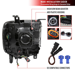 Spec-D Tuning 2lhp-Sie14-Drl-Go Headlight Assembly||2lhp-Sie14-Drl-Go_7.Jpg||92||sdtsie14drlgo||872514