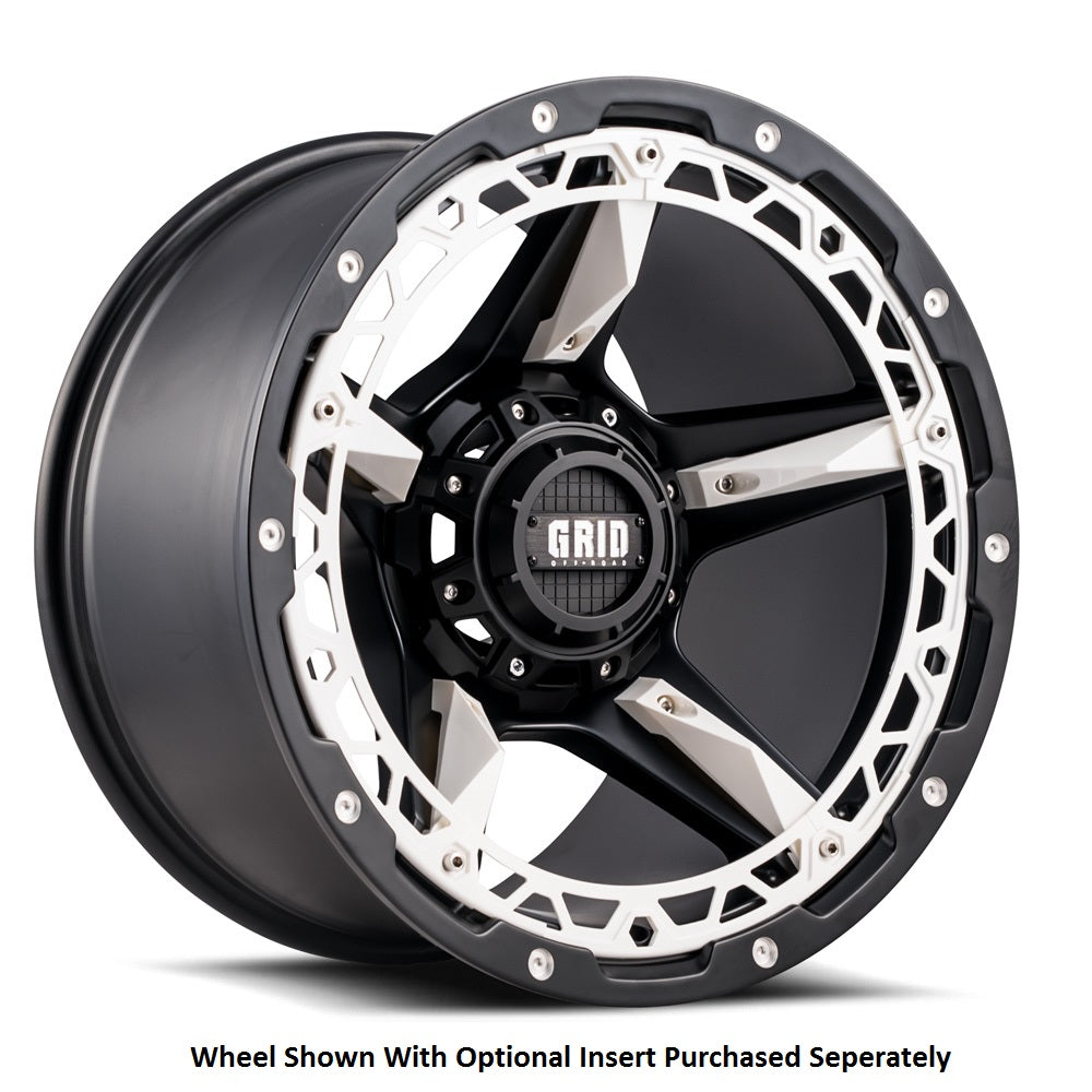 Grid Wheels Gd0420090052b1587 Wheel||gd-4-Matte-Black-White-Insert-Rear-1000-X-1000_1.Jpg||87||grw42952b1587||2308055