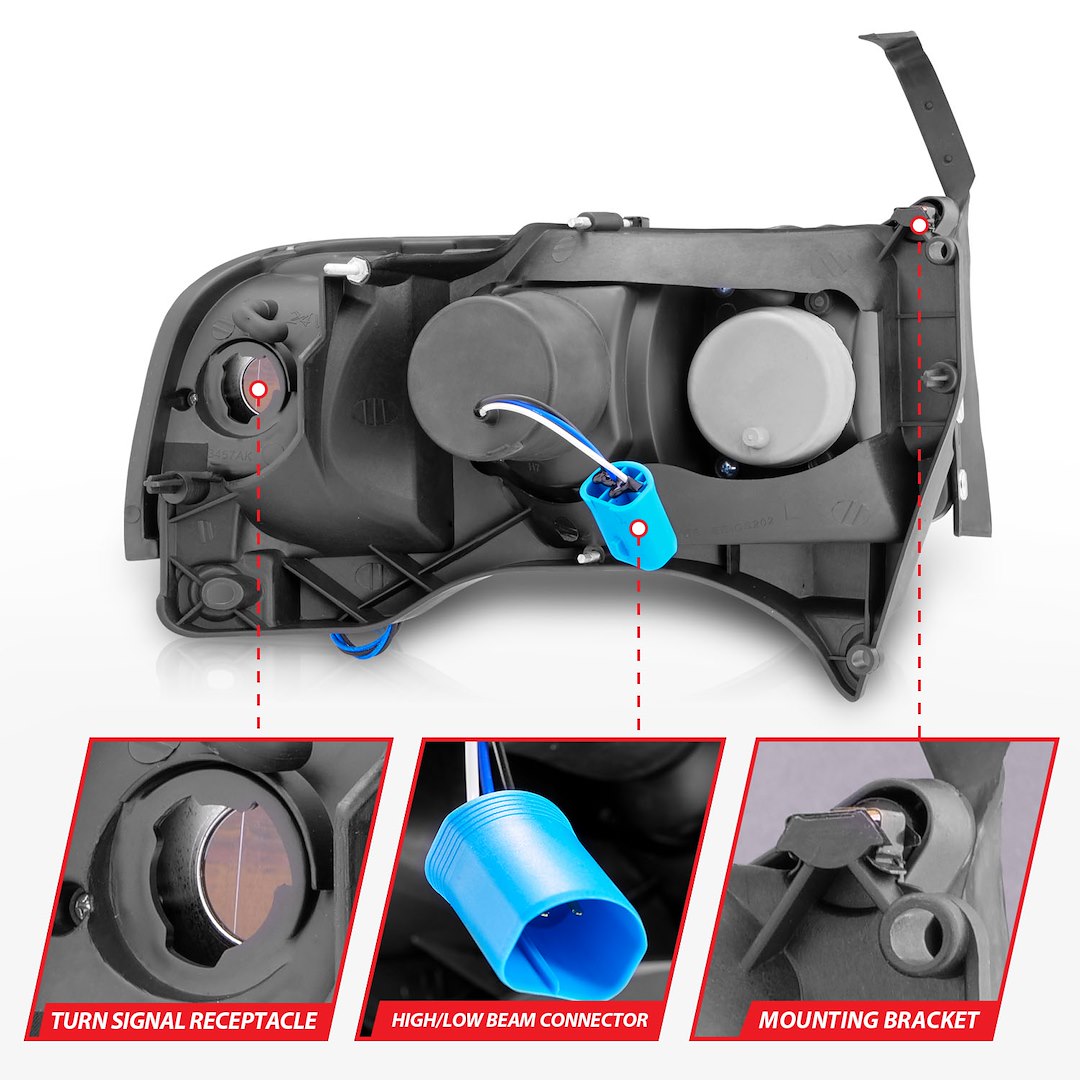 Product of Anzo Usa 111206 Headlight Assembly