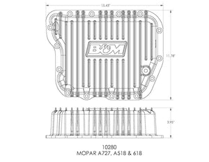 Product of B&M 10280 Auto Trans Oil Pan