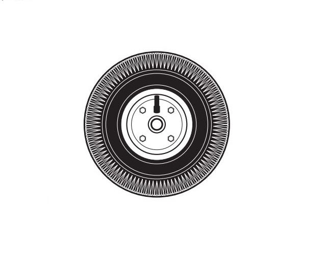 Product of Barker Mfg. 32347 Portable Waste Holding Tank Wheel