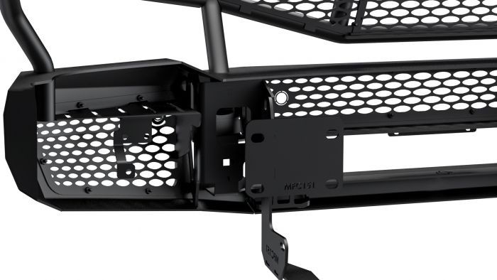 Product of Ranch Hand MFC151BM1 Midnight Series Steel Matte Powder Coated Bumper 