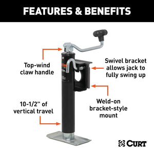 Curt 28300 Trailer Tongue Jack||28300_3008x1990_Fa.Jpg||87||c9328300||2241559