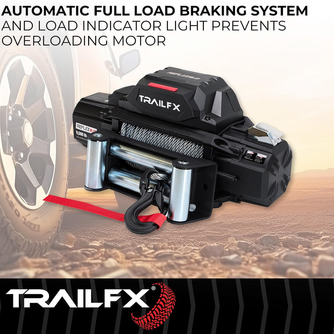 Product of TrailFX WR295B 9500 Pound Vehicle Recovery Winch 