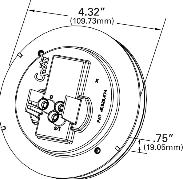 Grote Industries G4022 Tail Light Assembly||g4022_1.Jpg||86||g17g4022||2227043