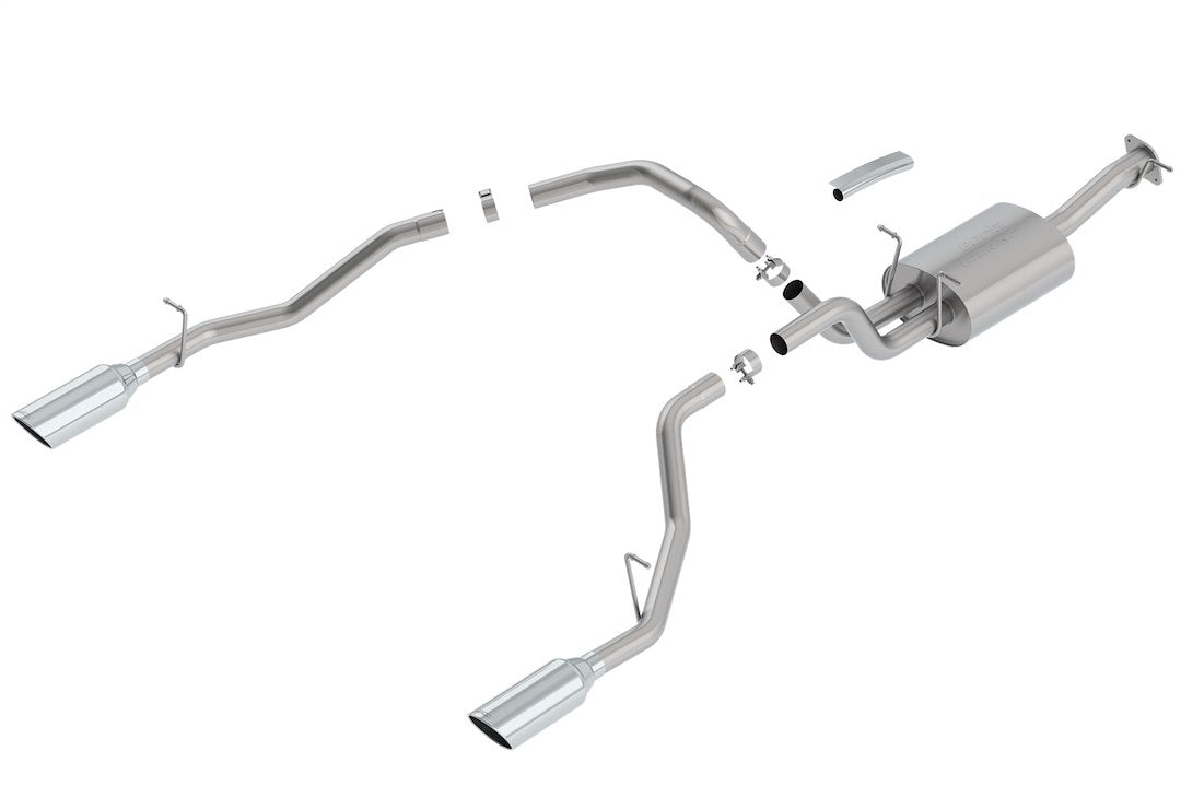 Product of Borla 140758 Touring Cat Back System Single Exhaust System Kit 