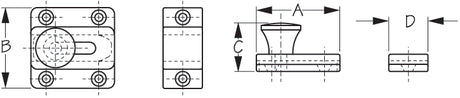 Sea Dog 222380-1 Door Latch Lock||222380-1_1.Jpg||86||sdg2223801||2260406