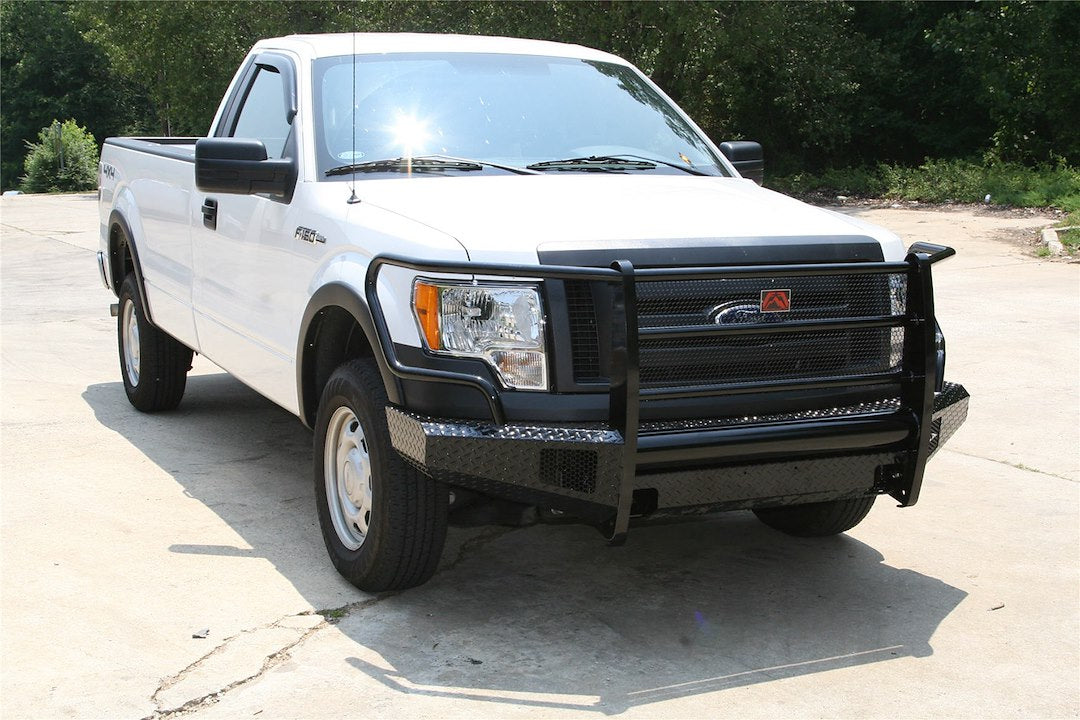 Product of Fab Fours FF09-K1960-1 Black Steel Steel Gloss Powder Coated Bumper 