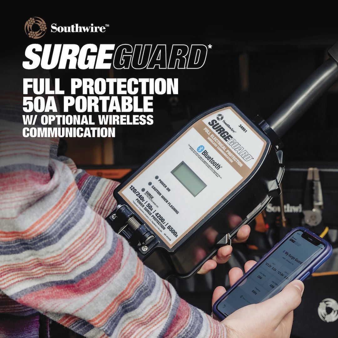 Product of SouthWire Corp. 34951 240 Volt 50 Amp Surge Protector 