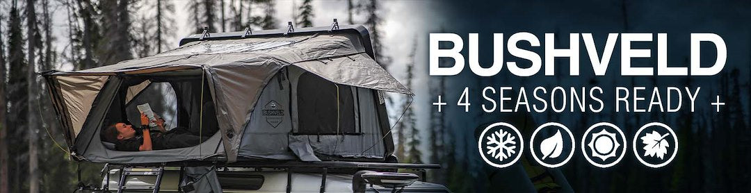 Product of Overland Vehicle Systems 18089901 Vehicle Rooftop Polymer Tent Sleeps 4 Adults 