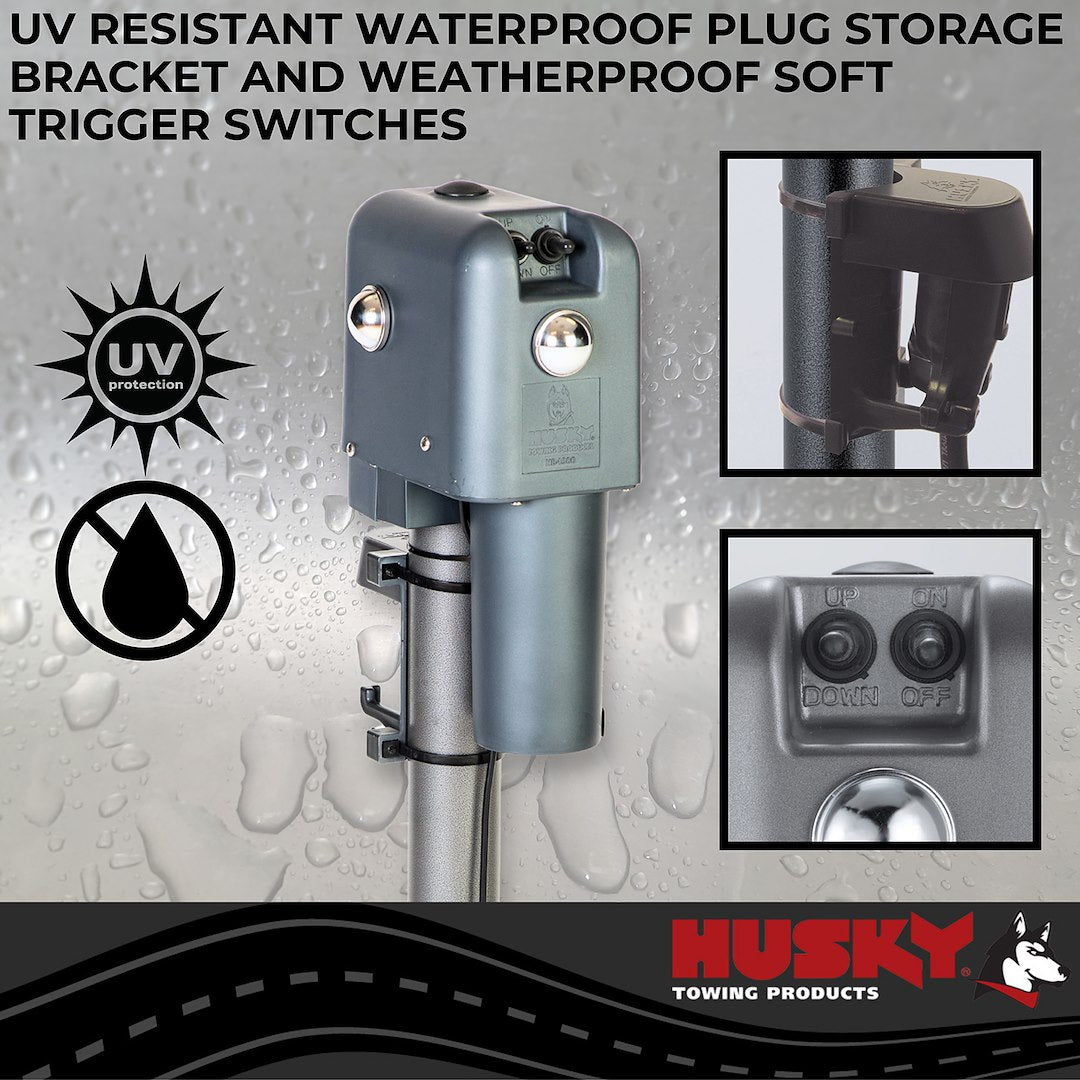 Product of Husky Towing 87248 3000 Pound Electric Trailer Tongue Jack 