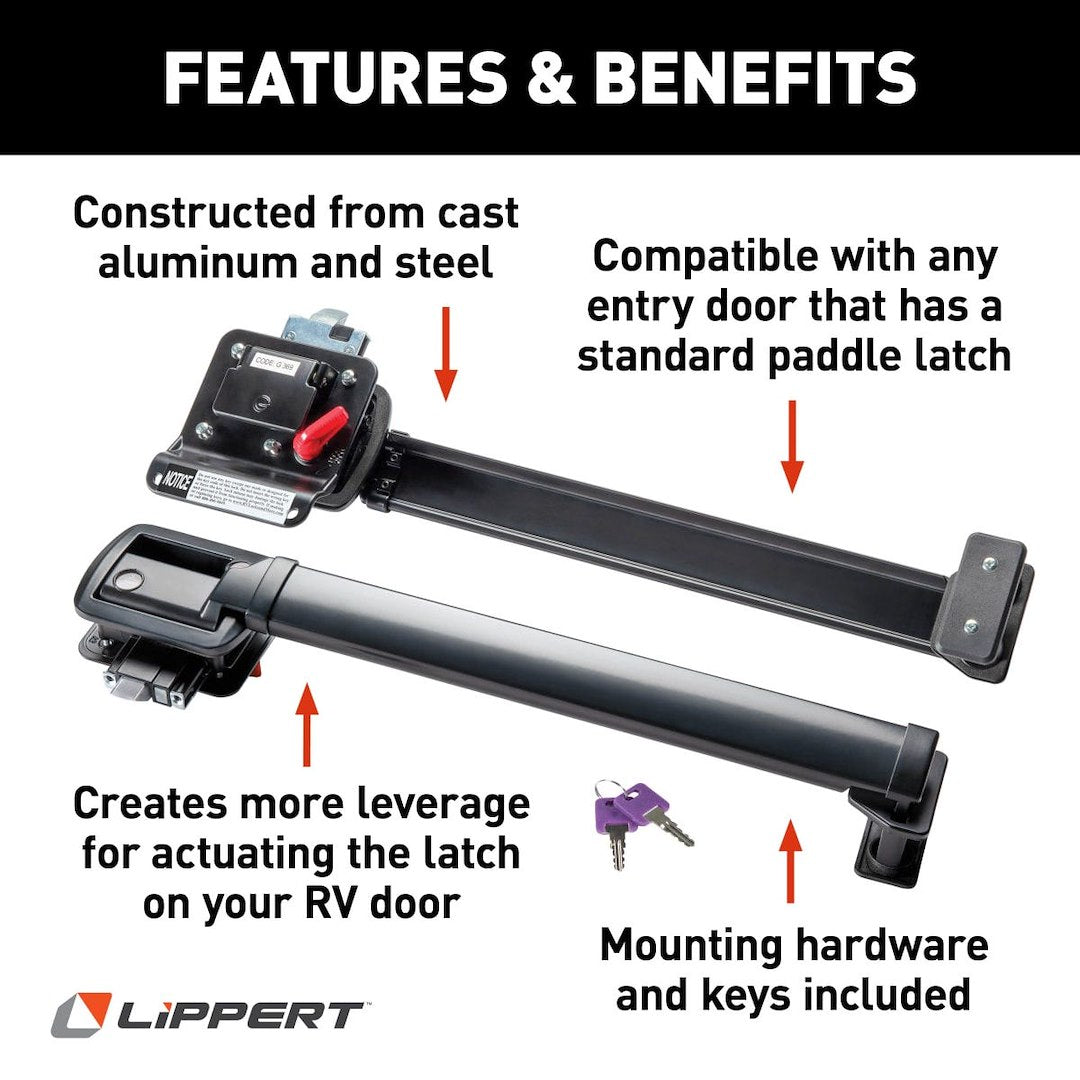 Product of Lippert Components 2022301969 Entry Door Handle Extension