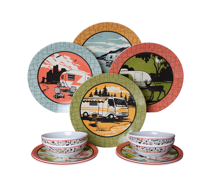 Product of Camp Casual Cc-001 Dish Set