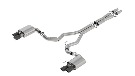 Product of Borla 140742BC S-Type Cat Back System Dual Exhaust System Kit 