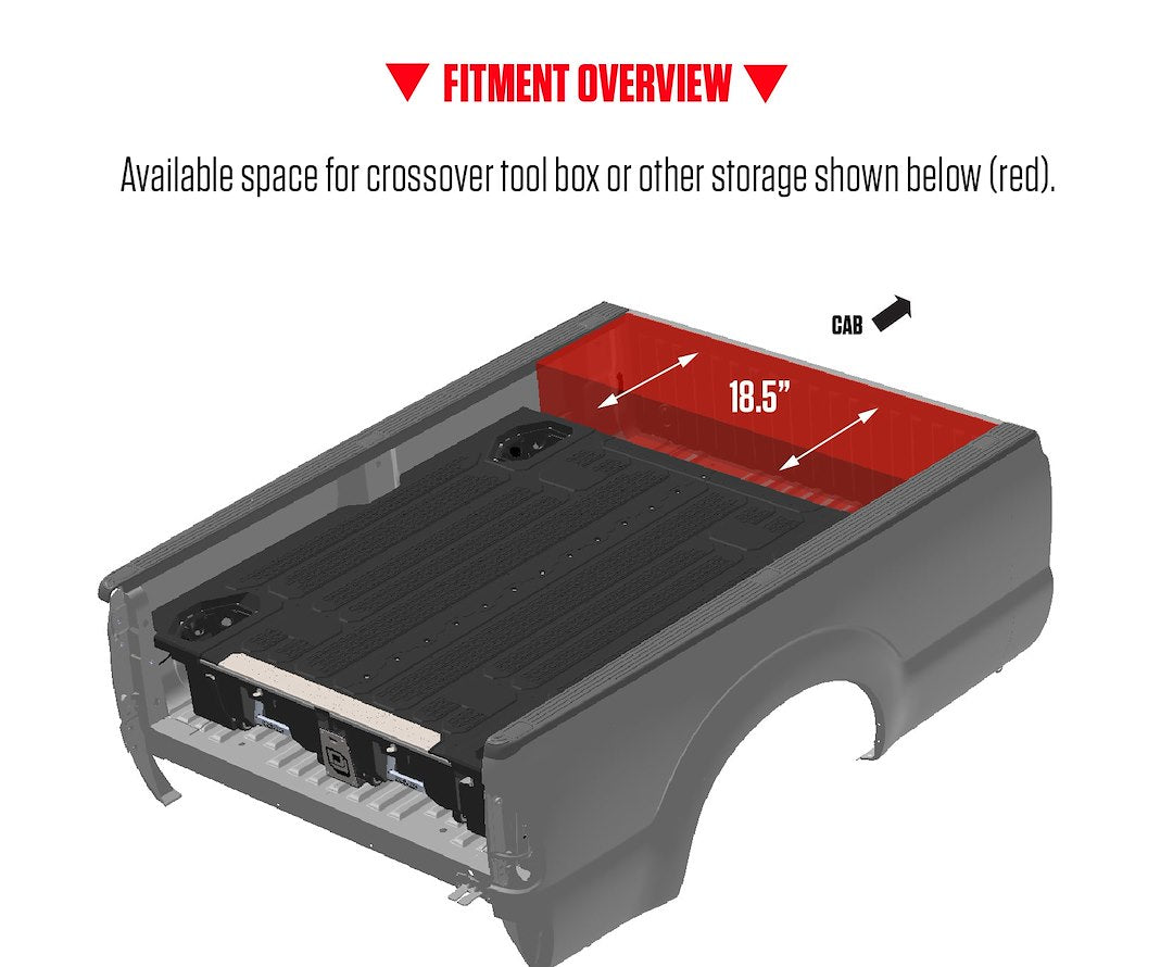 Product of Decked Bed Drawer 75-1/4 Inch L 71 Inch W 12 Inch H DS5 