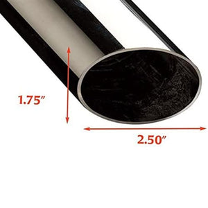 Product of Putco 69857 Silver Polished Oval Tube Bed Side Rail 