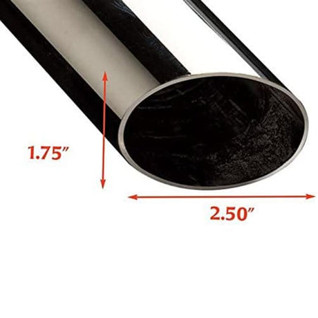 Product of Putco 69857 Silver Polished Oval Tube Bed Side Rail 