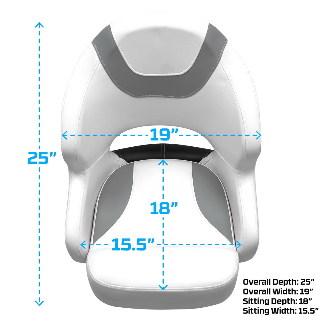 Wise Seating 3314-1782 Boat Seat||3314-1782dims.Jpg||90||w7z33141782||1710474