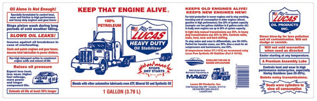 Product of Lucas Oil 10002 Oil Additive