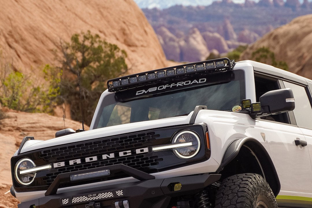 Dv8 Offroad Lbbr-03 Light Bar Mounting Kit||40-Inch-Bronco-Light-Bar-Mount-On-Hardtop-5.Jpg||91||dv8lbbr03||1627867