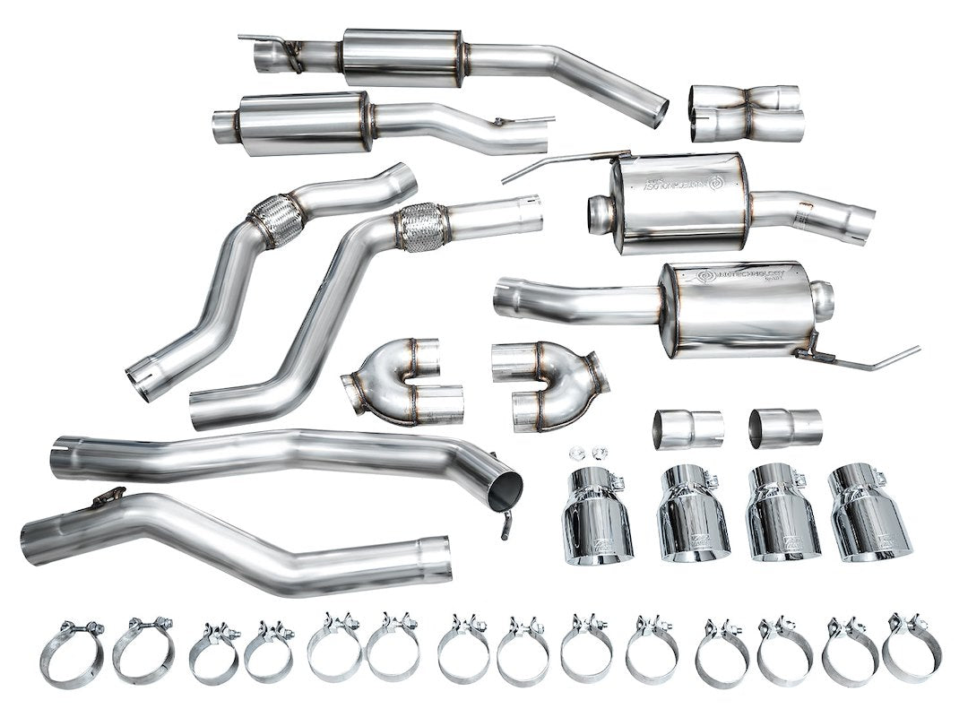 Product of AWE Tuning 3015-42625 Touring Edition Cat-Back System Dual Exhaust System Kit 