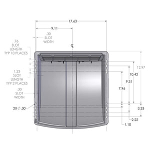 Product of Camco 40431 Dome 14 Inch X 14 Inch Vents Roof Vent Cover 