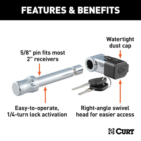 Curt 23510 Trailer Hitch Pin||23510_3008x1990_Fa.Jpg||86||c9323510||1245472