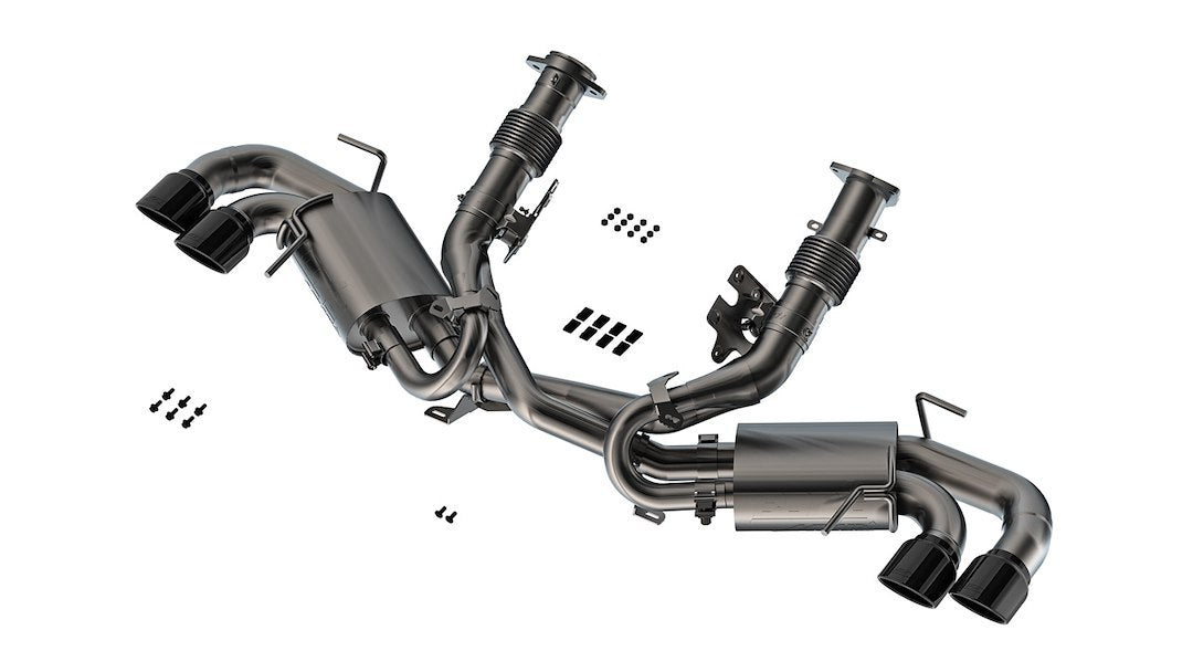 Product of Borla 140841BC ATAK ® Series Cat Back System Dual Exhaust System Kit 