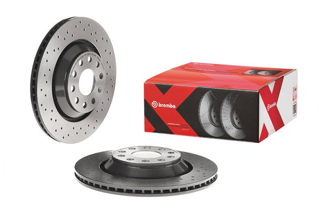 Product of Brembo 09A2001XC02 Xtra Vented Cross Drilled 1 Piece Brake Rotor 