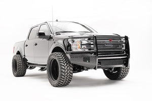 Product of Fab Fours FF18-K4560-1 Black Steel Steel Gloss Powder Coated Bumper 