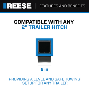 Product of Reese 2117511 2 Inch Receiver Trailer Hitch Ball Mount 
