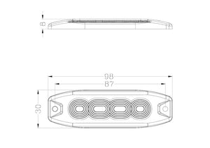 Race Sport Lighting Rs3020bsp Warning Light||rs3020bsp_Attm3gjdzvltpwfen.Jpg||88||rsl3020bsp||1755643