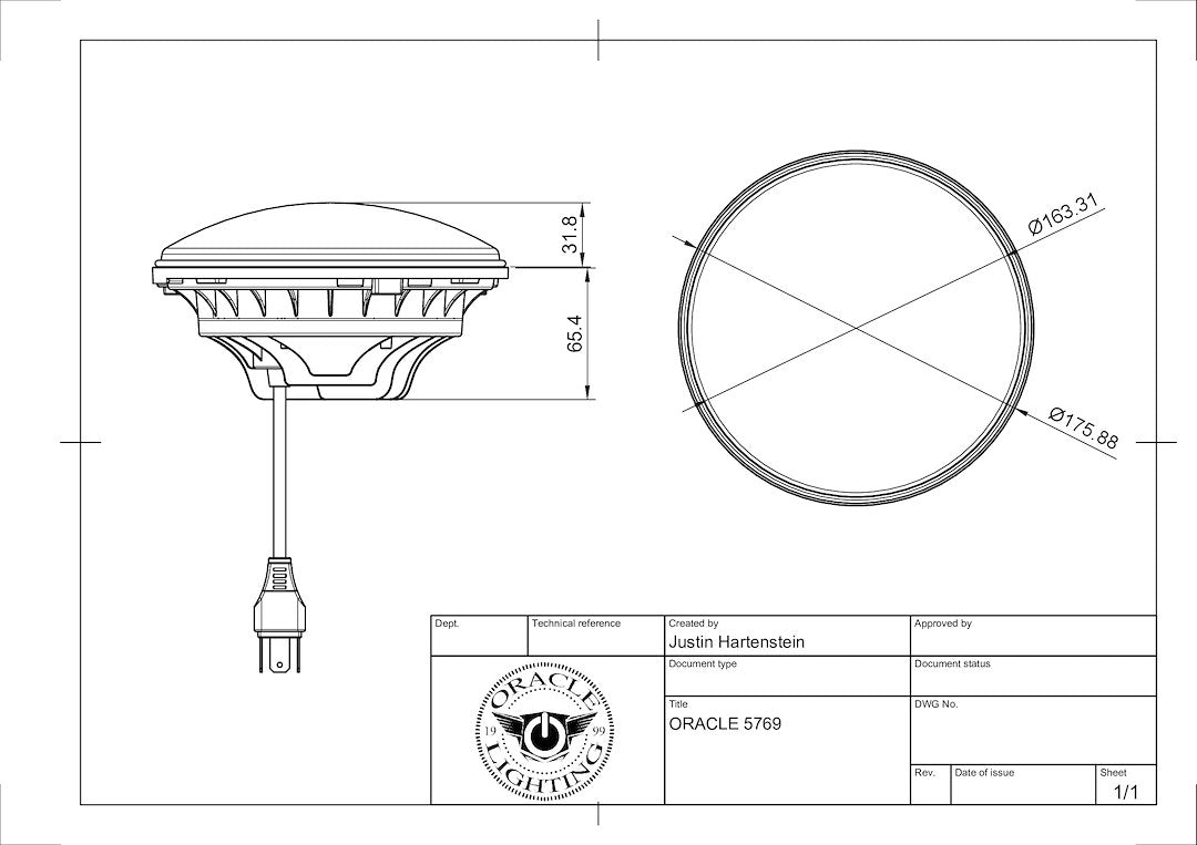 Oracle Lighting 5769-335 Headlight Assembly||5769-335_16.Jpg||95||o375769335||1559886