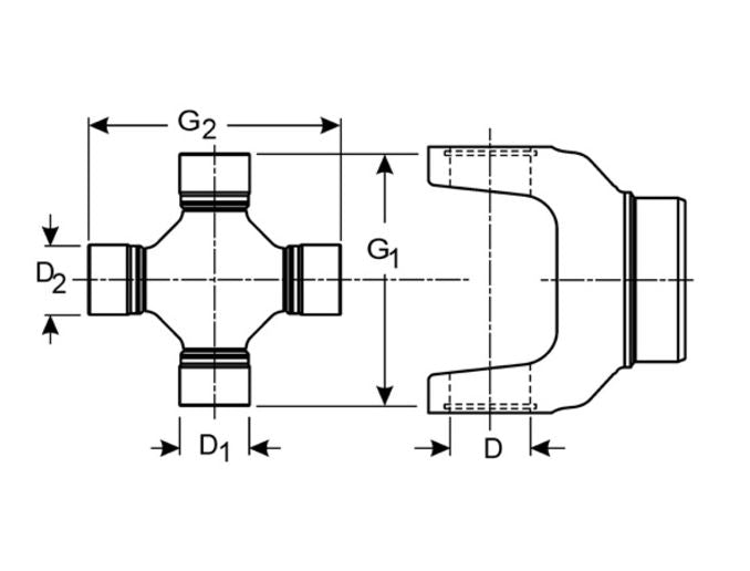 Product of Dana/ Spicer 5-1350x Universal Joint