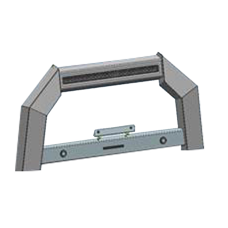 Product of Black Horse Offroad AB-NI25-NL Bull Bar Black Satin 3 Inch No with skid plate 