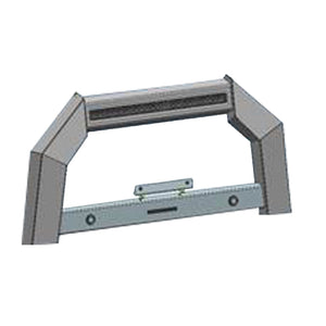 Product of Black Horse Offroad AB-NI25-NL Bull Bar Black Satin 3 Inch No with skid plate 