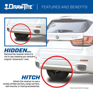 Product of Draw-Tite 76907 Class III Trailer Hitch Rear w/ 2 Inch Receiver 