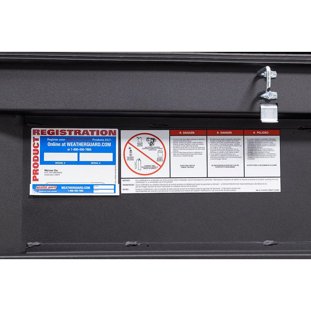 Product of Weather Guard (Werner) 131-52-04 Low Profile Toolbox 