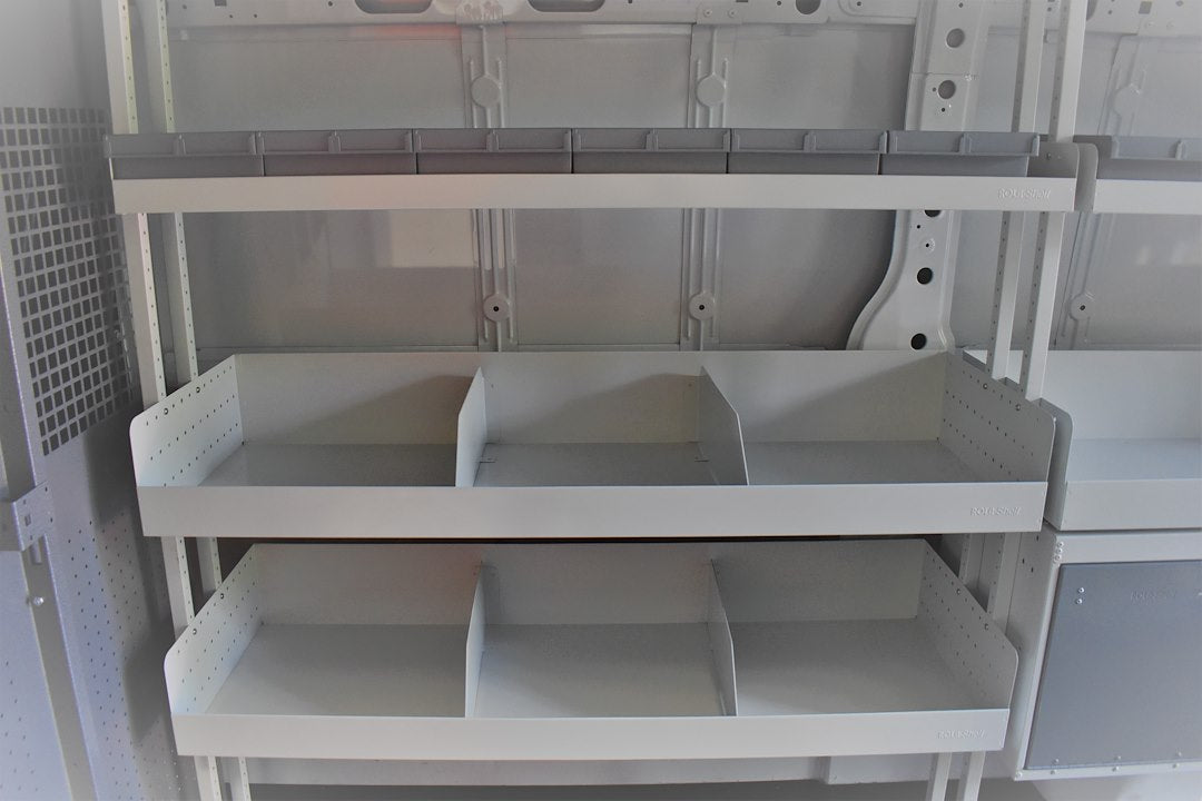 Product of Rolacase Rsshl/D/6s Van Storage System Shelf Bin Divider