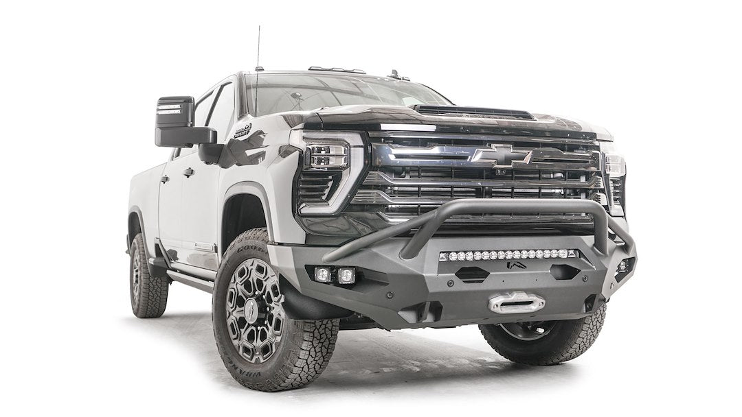 Product of Fab Fours CH24-X6152-1 Matrix Series Steel Matte Powder Coated Bumper 