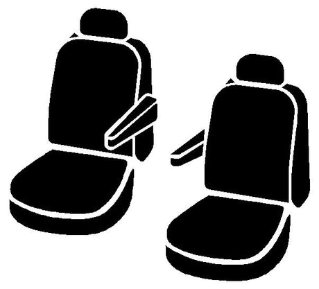 Product of Fia SP87-37 BLACK SP80 Series Charcoal Black Polycotton Seat Cover 