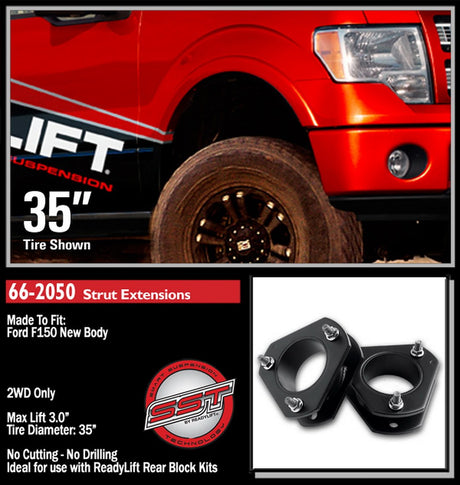 Product of ReadyLIFT 66-2050 Leveling Kit Suspension 3 Inch Lift Strut Assembly Extension 