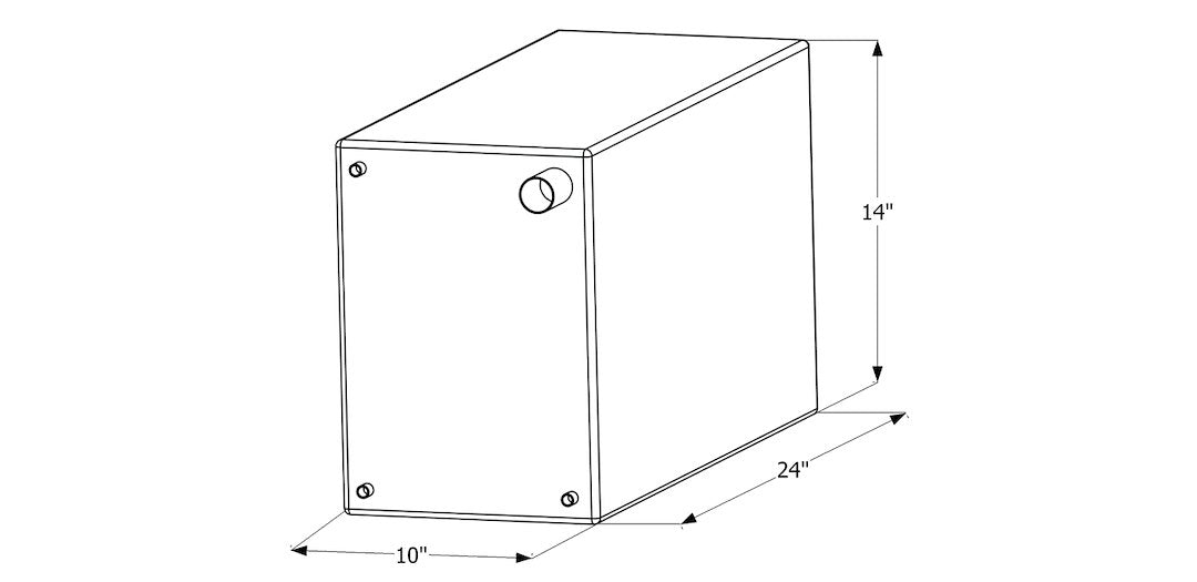 Product of Icon 12726 Fresh Water Tank