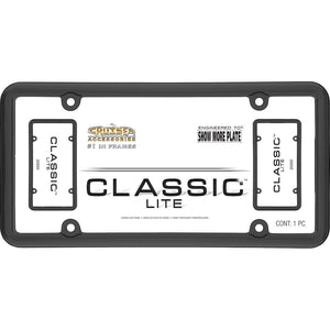Cruiser 20050 License Plate Frame||20050_P01-Classic-Lite_Black-Inpack.Jpg||86||c3420050||1186956