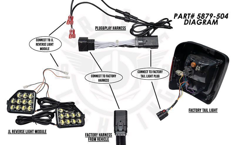 Product of Oracle Lighting 5879-504 Tail Light Wiring Harness