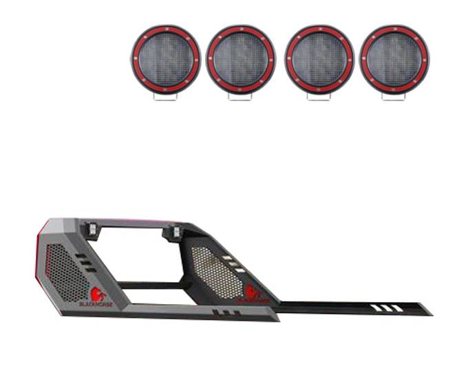 Black Horse Offroad Virb09b-Plfr Truck Bed Bar||virb09b-Plfr_2.Jpeg||86||blkvirb09bpfr||2239569