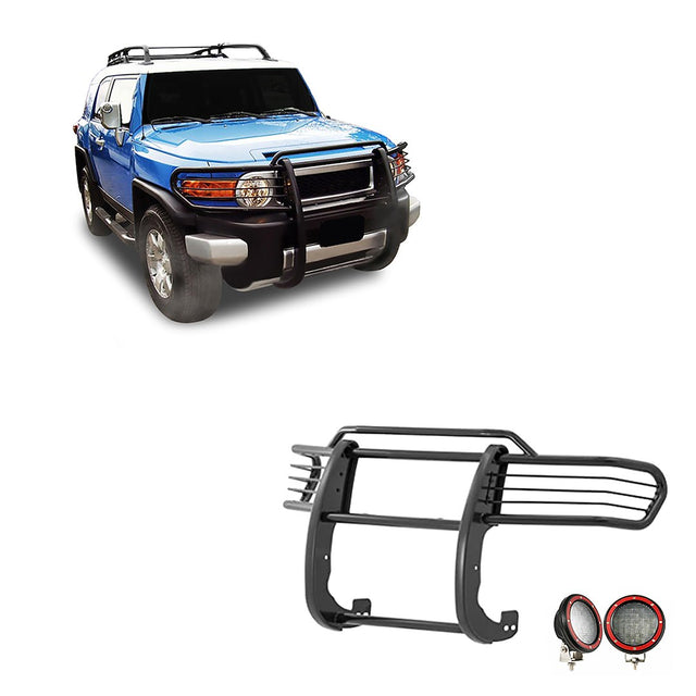 Product of Black Horse Offroad 17A098600MA-PLFR Grille Guard  