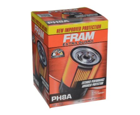 Fram Filter Ph8a Oil Filter||||88||f24ph8a||2018215
